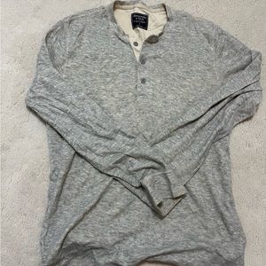 ABERCROMBIE half button long sleeve top